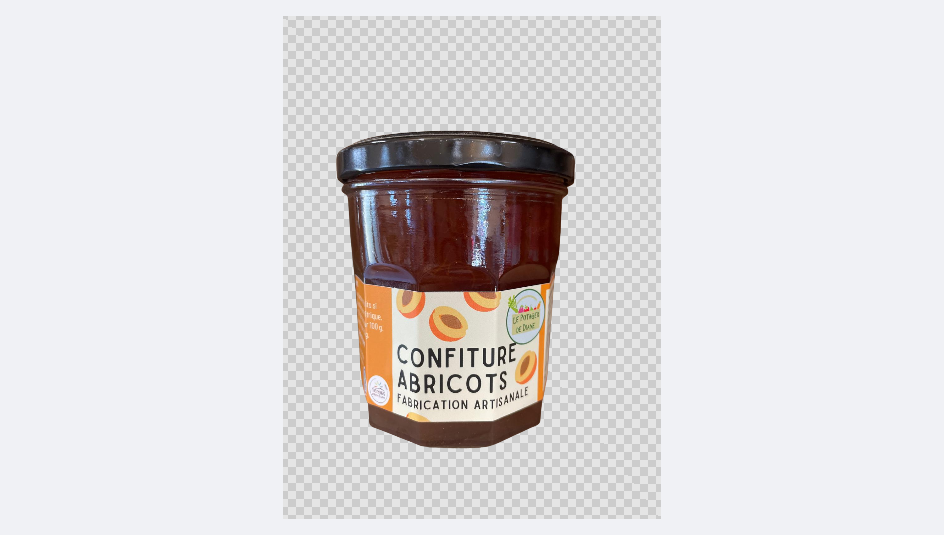 confiture abricots 350g détouré