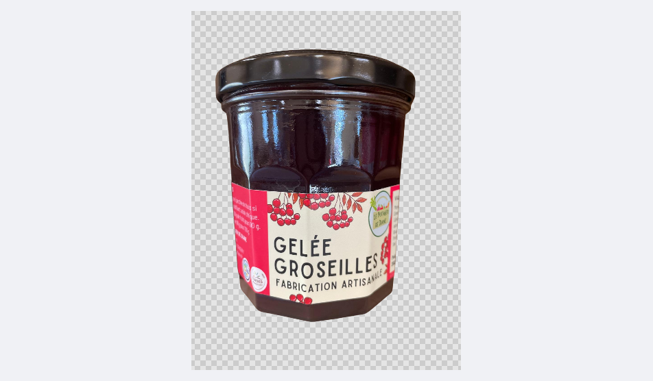 gelée de groseilles 350g détouré